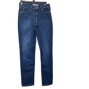 Levi ladies jeans mid rise skinny size 28.‎